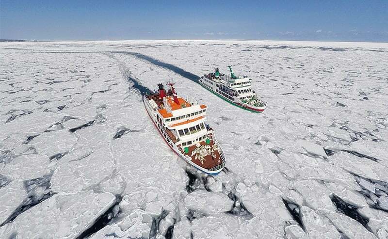 ล่องเรือตัดน้ำแข็ง,ฮอกไกโด